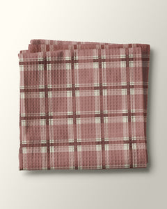 Lovely Plaid Waffle Kitchen Towel