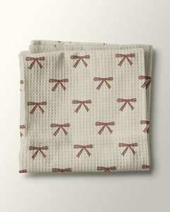 Tied up in Bows Kitchen Waffle Towel
