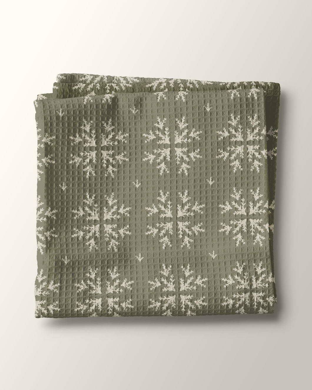 Snowflake Tiles Kitchen Waffle Towel