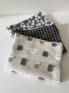 Coffee Mugs Waffle Kitchen Towel