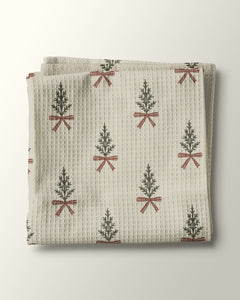 Christmas Sprig Kitchen Waffle Towel