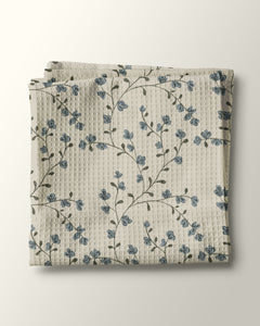 Budding Vines Kitchen Waffle Towel