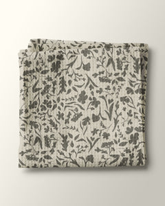 Play Florals in Rural Green Waffle Kitchen Towel