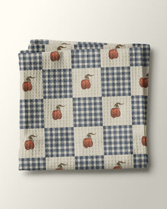 Gingham Apples Waffle Kitchen Towel