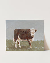 Load image into Gallery viewer, Brown Cow Art Print
