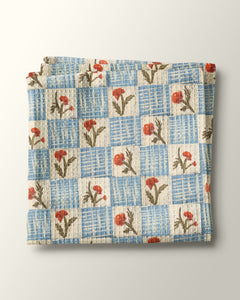 Vintage Poppies Waffle Kitchen Towel