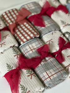 Christmas Sprig Kitchen Waffle Towel