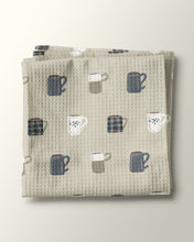Load image into Gallery viewer, Coffee Mugs Waffle Kitchen Towel
