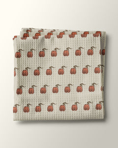 Apple Rows Waffle Kitchen Towel