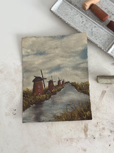 Original "Kinderdijk" Painting